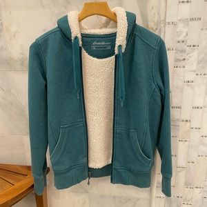 Eddie Bauer fleece-lined hoodie